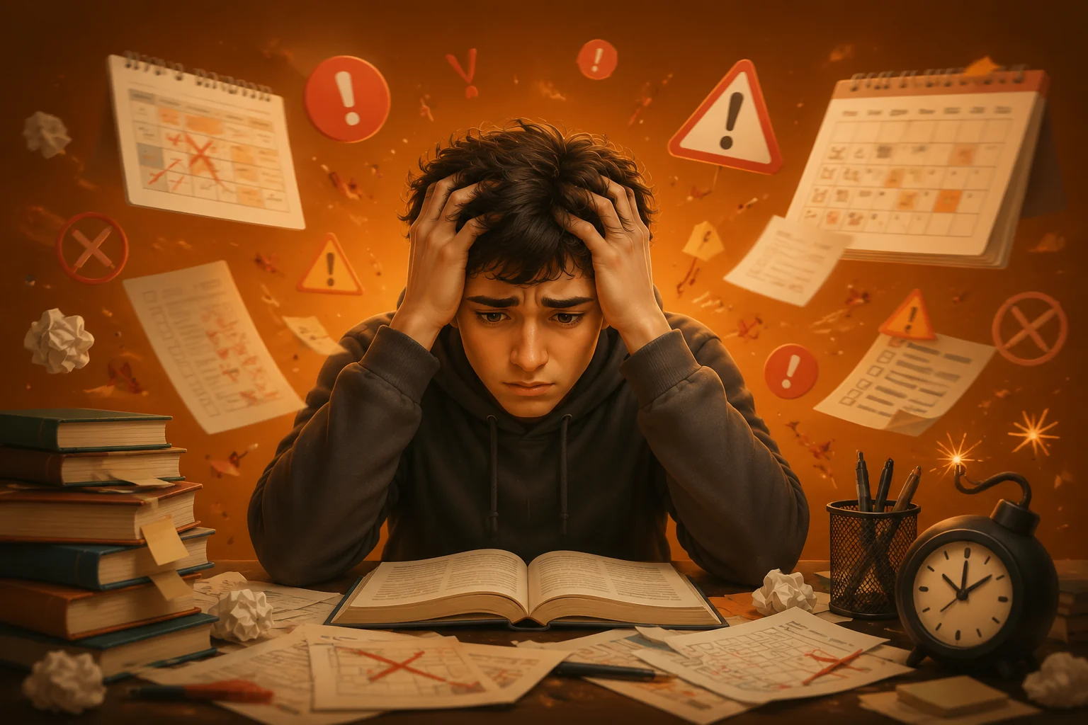 اشتباهات برنامه ریزی برای کنکور