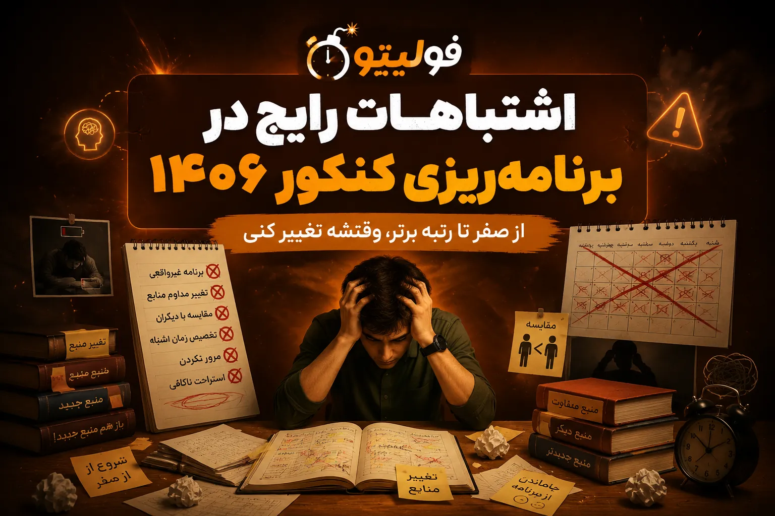 برنامه ریزی کنکور ۱۴۰۶