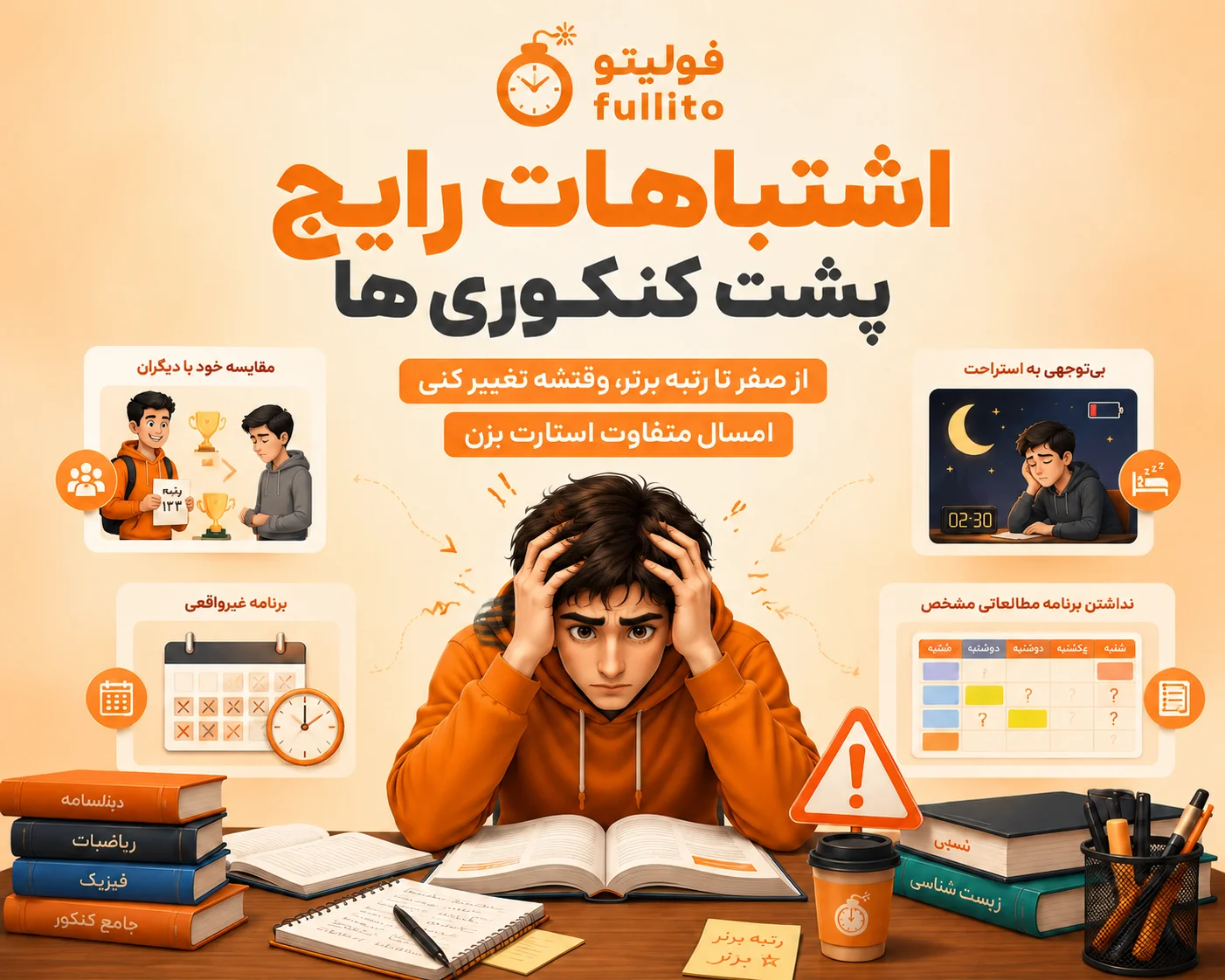 برنامه ریزی کنکور برای پشت کنکوری های ۱۴۰۶