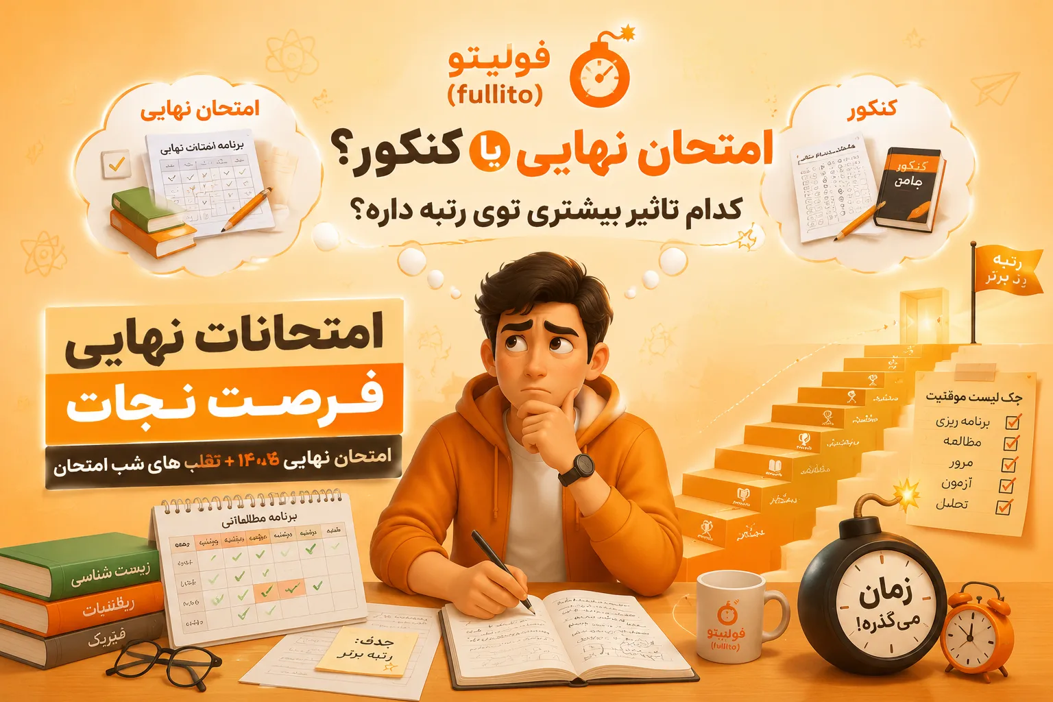 برای کنکور بخونیم یا نهایی؟