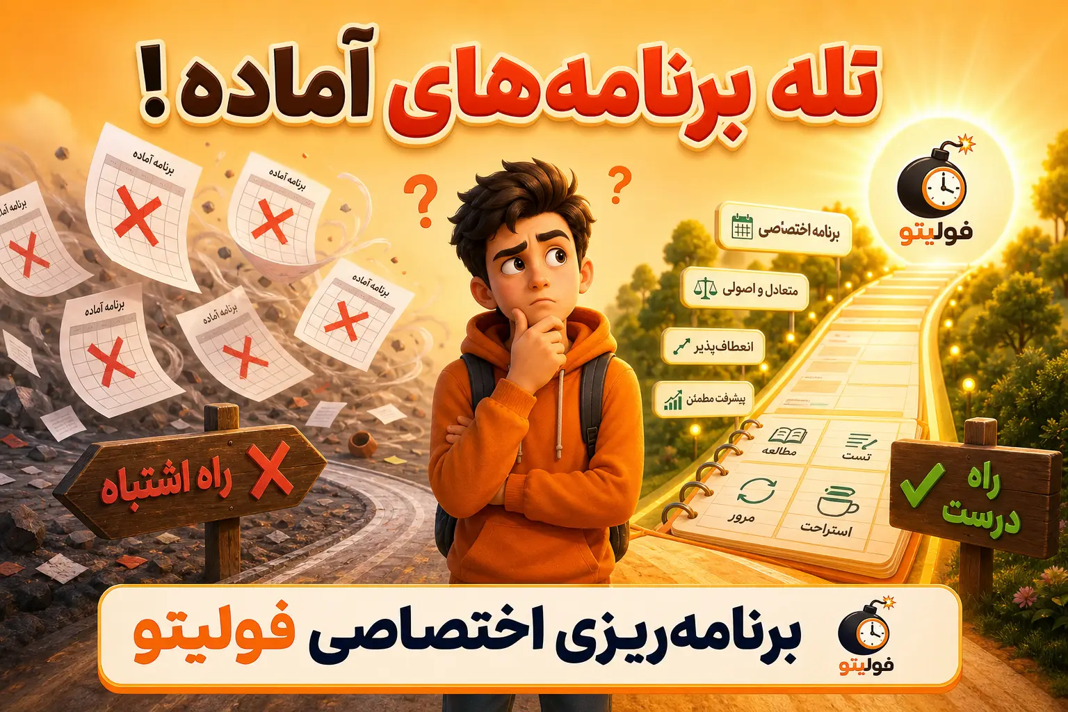 تله های برنامه ریزی برای کنکور ریاضی