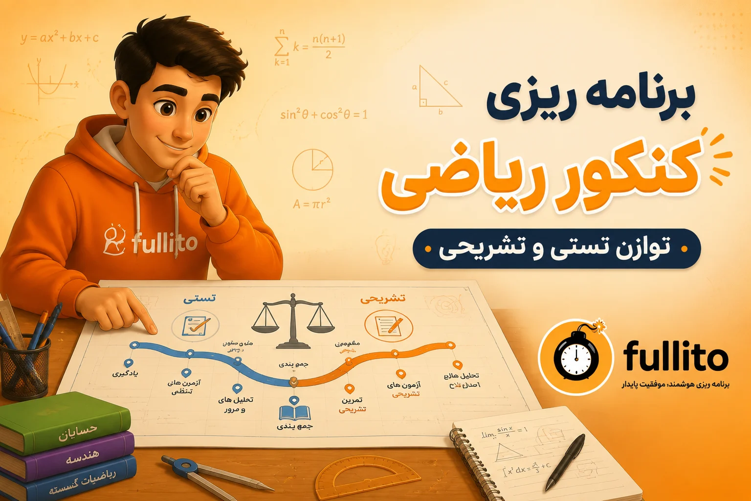 برنامه ریزی برای کنکور ریاضی