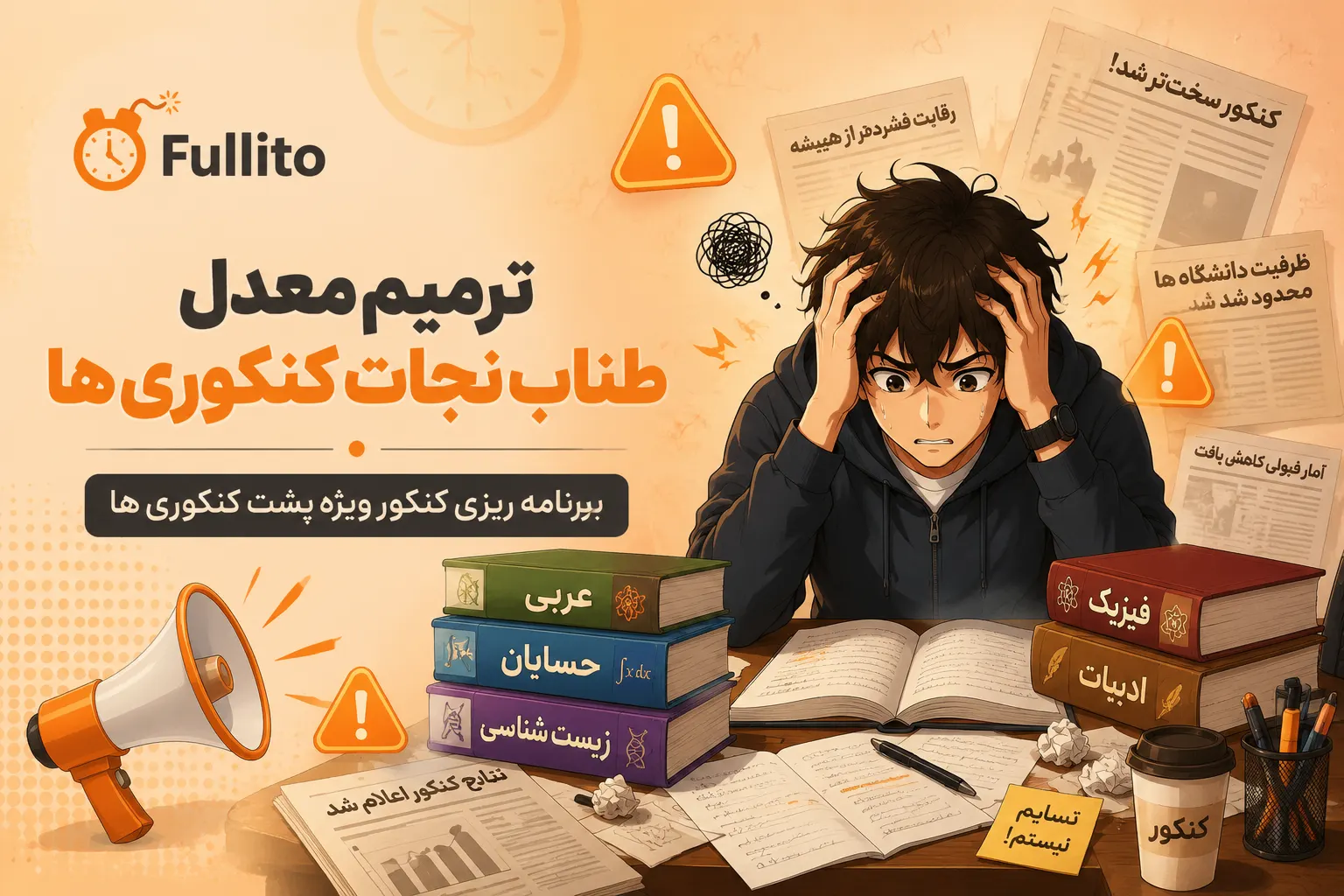 برنامه ریزی کنکور برای پشت کنکوری ها ۱۴۰۶