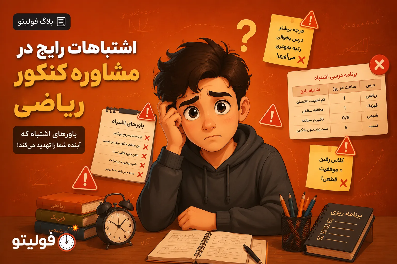 تفکرات غلط درباره مشاوره کنکور ریاضی