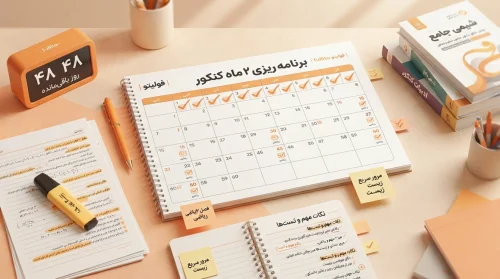 برنامه ریزی ۲ ماهه کنکور