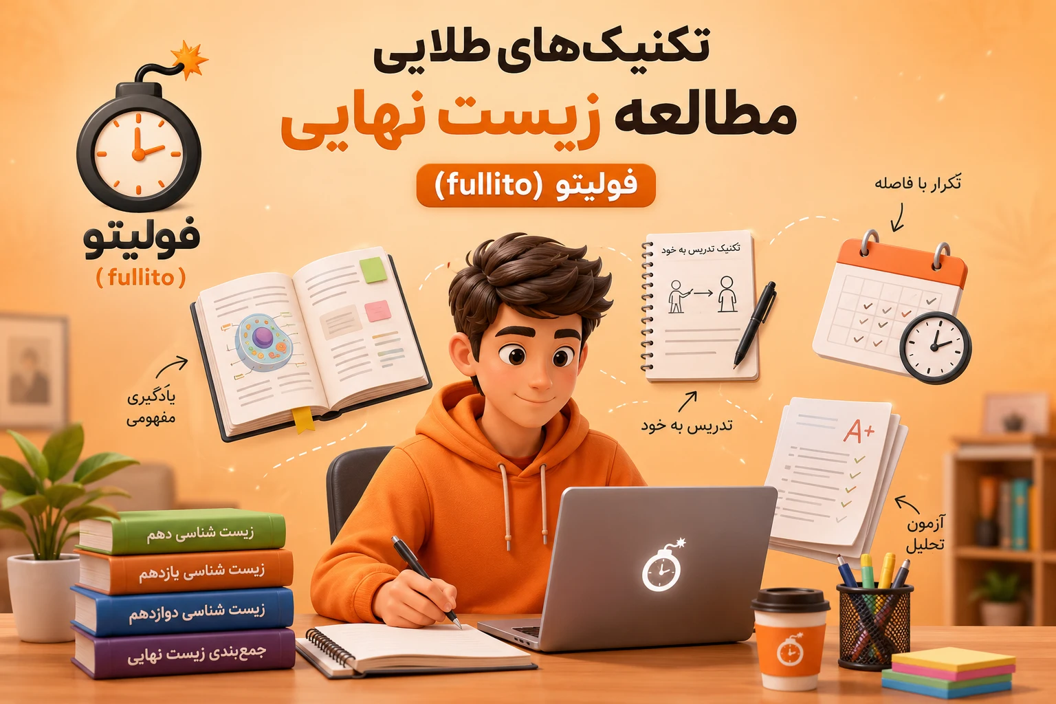 تکنیک های مطالعه زیست امتحان نهایی